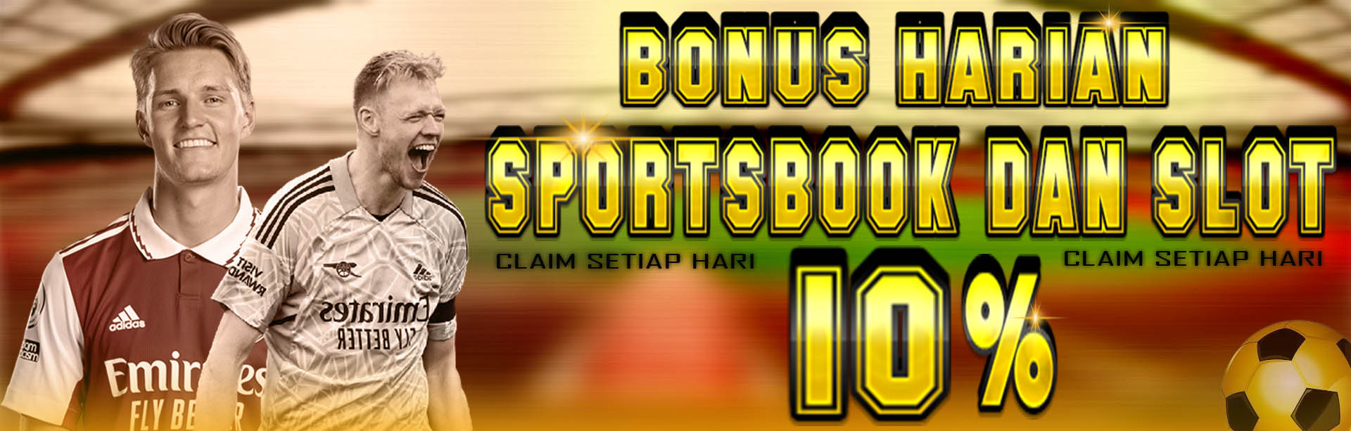 BONUS HARIAN SPORT & SLOT 10%