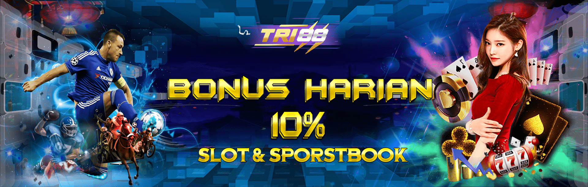 Bonus Harian 10% slot & Sbobet